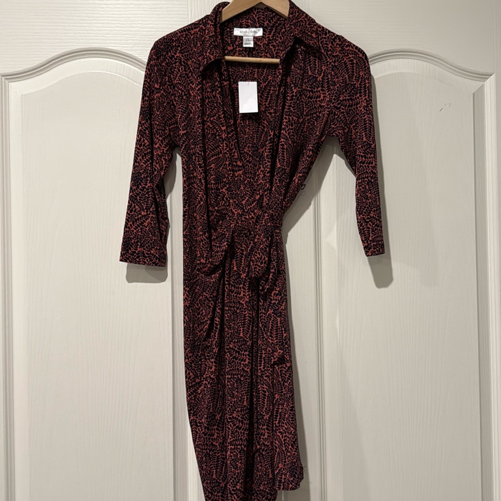 NWT Motherhood Maternity Wrap Dress Small